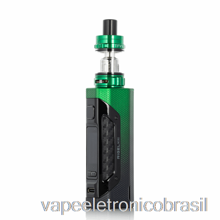 Vape Vaporesso Smok Rigel Mini 80w Starter Kit Preto Verde